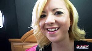 Blonde Cutie Sucks and Pounds