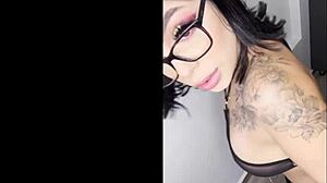 Goth latina throat fucked