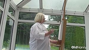 Mature Milf Art Lesson