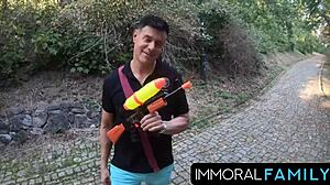 Slips Off Underwear!