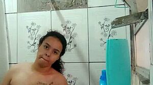 Brunette Shower Pussy