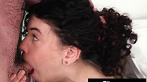 Plumber Satisfies Brunette