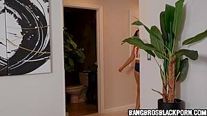 Hot black butt tease