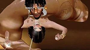 Group Anal Masturbation