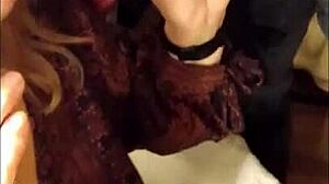 sucking cock on phone