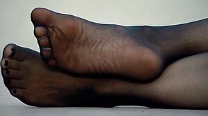 Nylon Pantyhose Feet