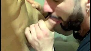 Gym Bathroom Pegging! 😈