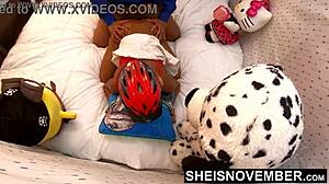 Ebony Babe Fucked Hard!