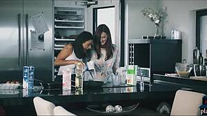 Lesbian Kitchen Sex