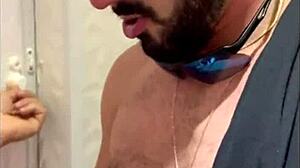 Gym Bathroom Pegging! 😈