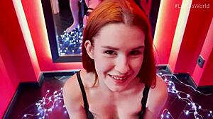 passionate teen blowjob