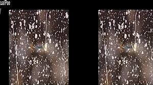 Kinky redhead pissing