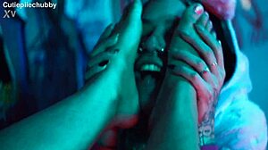 Tickling lesbian feet