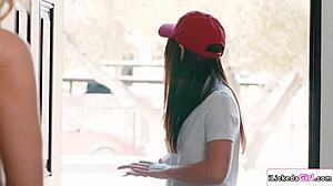 Petite Threesome Dive