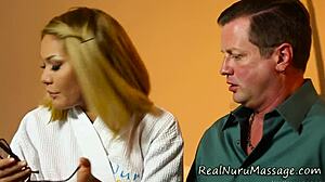 Oriental Masseuse Cummed