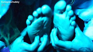 Tickling lesbian feet