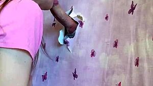 Homemade Gloryhole Blowjob