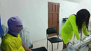 Whore Groped at Work!