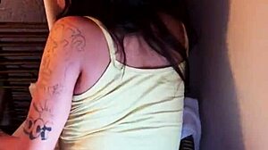 Brunette Fucks On Chair