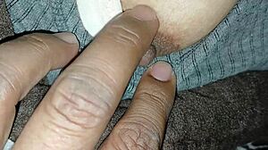 Rubbed fucked smooth pussy