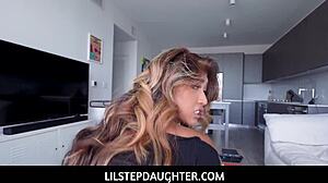 Cute teen fucks cash