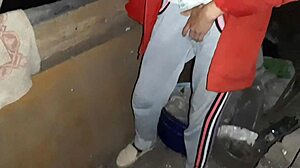 Caught woman masturbating