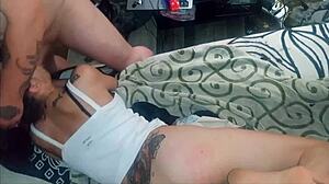 Rough anal lick