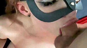 Sloppy teen facefuck