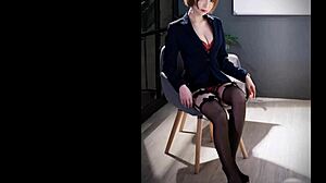 Jerk Off Challenge Office