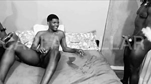 Interracial double penetration