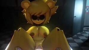 Golden Fredina Puppet