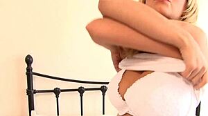 Blonde Undressing Touch