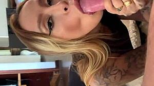 Latina deepthroat rimjob
