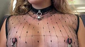 playing with nipples