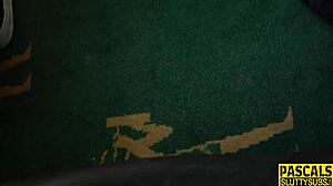 Petite Blonde Mouthfucked!