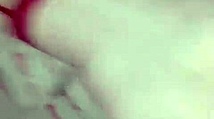 Branquinha geme no pau