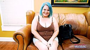 Blue Haired Cutie Encounter