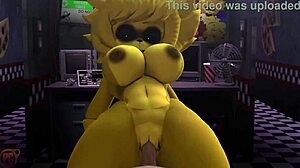 Golden Fredina Puppet