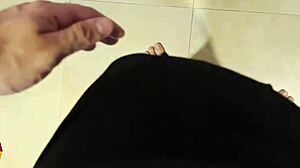 Teen Latina Grips Cock