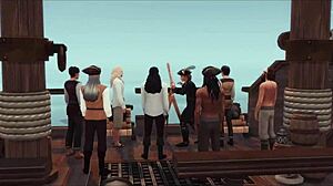 Rough gangbang breeding