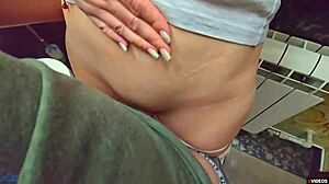 stranger cums panties