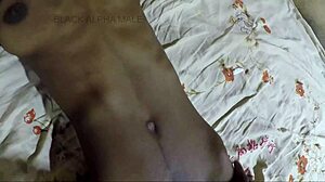 Ejaculated Belly Cleanup