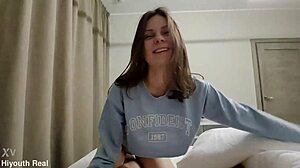 Cutie Interrupts TV Teasing