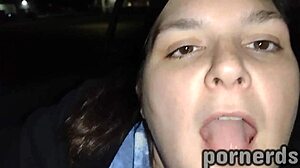 Swallowing Cum Publicly