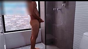 Guy Masturbating Shower