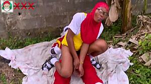 African Santa Bush Fuck