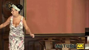 Cougar Sucking Cock!