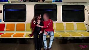 Train stranger masturbation
