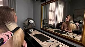 curvy blonde naked prep