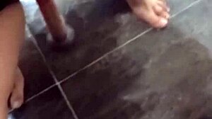 Latina Anal Bathroom